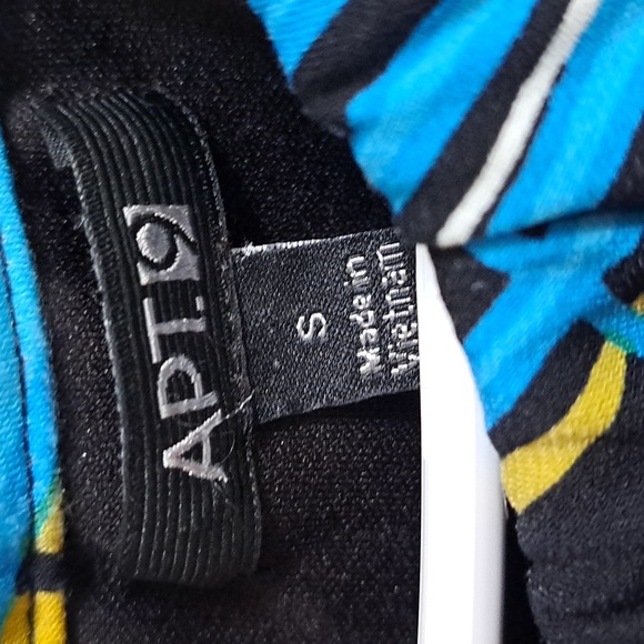 Apt. 9 Blue Troical Side Tie Sleeveless keyhole Detail Dress. Size Small NWOT - Picture 10 of 11